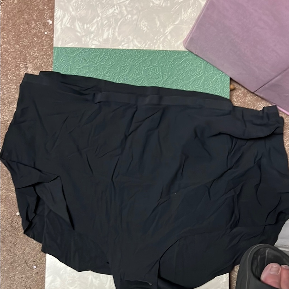 Black High-Waisted Shorts